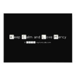 Keep Calm and Love Mercy   Invitations