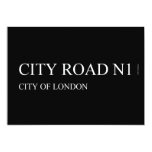 city road  Invitations