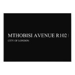 Mthobisi avenue  Invitations