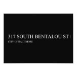 317 south bentalou st    Invitations