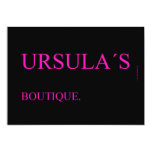 Ursula´s    Invitations