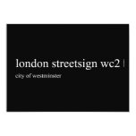 london streetsign  Invitations