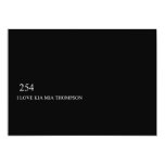 I LOVE KIA MIA THOMPSON    Invitations