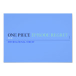 one piece  Invitations