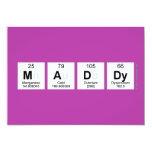 maddy  Invitations