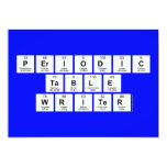 Periodic
 Table
 Writer  Invitations