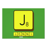 J
 JENNI  Invitations