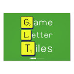 Game
 Letter
 Tiles  Invitations