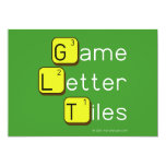 Game Letter Tiles  Invitations