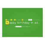 Yeah!!! It's July again. Durotym 13th is clicking    
    Happy birthday in ad..  Invitations