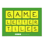 Game
 Letter
 Tiles  Invitations