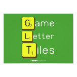 Game
 Letter
 Tiles  Invitations