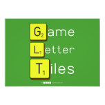 Game
 Letter
 Tiles  Invitations