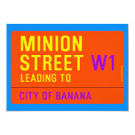 Minion Street  Invitations