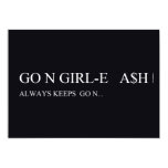 Go N GIRL-E   A$H  Invitations