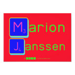 Marion
 Janssen  Invitations