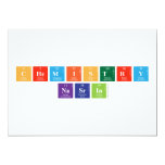 CHEMISTRY
 NASRIN  Invitations
