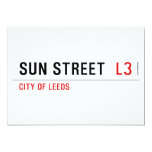 Sun Street   Invitations