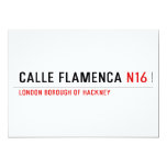 Calle Flamenca  Invitations