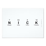 n|ick  Invitations