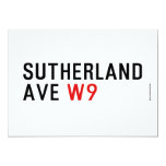 Sutherland ave  Invitations