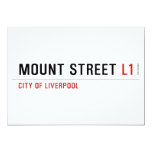 Mount Street  Invitations
