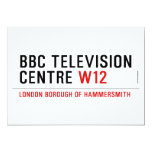 BBC TELEVISION CENTRE  Invitations