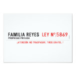 Familia reyes   Invitations