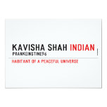 Kavisha shah  Invitations