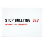 Stop Bullying   Invitations