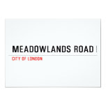 Meadowlands Road  Invitations