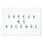 SORDUN 
 MU
 ARKADASINA  Invitations