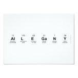 Allegany  Invitations
