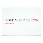 ilove music  Invitations