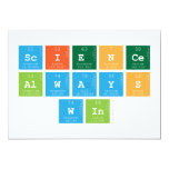 Science
 Always
 Win  Invitations