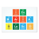 IES
 MARIA 
 BLASCO  Invitations