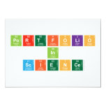 Portfolio 
 in 
 SCIENCE  Invitations