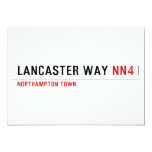 Lancaster Way  Invitations
