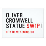 oliver cromwell statue  Invitations