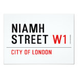 Niamh Street  Invitations