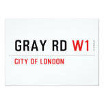 GRAY RD  Invitations