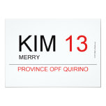 KIM  Invitations