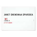 JANET OHENEWAA OPAREBEA     Invitations