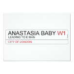 ANASTASIA BABY  Invitations