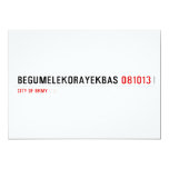 BEGUMELEKORAYEKBAS  Invitations
