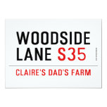 Woodside Lane  Invitations