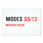 MODES  Invitations