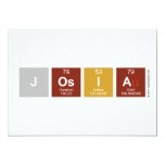 Josia   Invitations