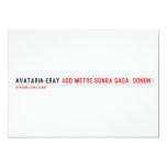 Avataria-Eray  Invitations