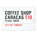 Coffee shop Caracas  Invitations
